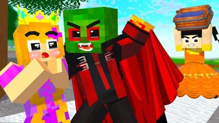 Monster School : Zombie x Squid Game VAMPIRE Saves PRINCESS - Minecraft Animation