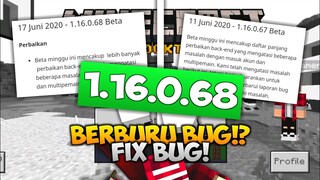 UPDATE! MCPE 1.16.0.68 BETA XBOX! - BERBURU BUG!? & FIX BUGS!