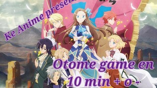 Otome game en 10 min + o - ( My next life as a villainess ) ( Resumen Anime )