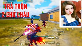 PUBG Mobile - Trà Trộn Team 2 Chú Cháu Chửi Lộn Cực Hài Hước