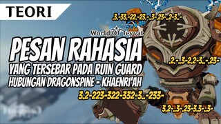 [TEORI] PESAN RAHASIA Ruin Guard, Adakah Hubungan dragonspine - Khaenri'ah ? | Genshin Indonesia