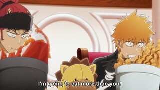 Ichigo and Renji Are Fighting Against Each Other In Eating | Bleach: Sennen Kessen-Hen Episode 9