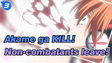 Akame ga KILL!|[Once a day, happy goodbye] Sadness Ahead！Non-combatants leave!_3