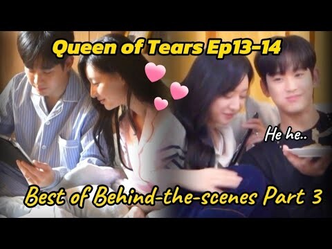 The Hilarious Reality Behind the Scenes Queen of Tears #queenoftearskdrama #kimjiwon #kimsoohyun
