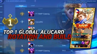 TOP 1 GLOBAL ALUCARD SECRET BUILD AND ROTATION REVEAL | HIGH IQ ALUCARD ROTATION | INMP GAMING |MLBB