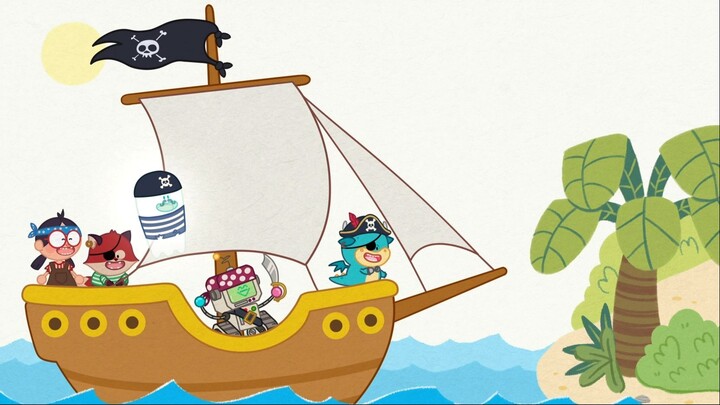 10. Babo the Dragon. BABO THE PIRATE / BABO EL PIRATA (English / inglés)