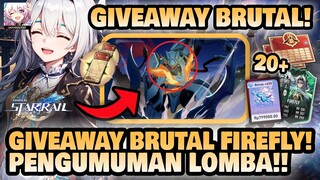 GIVEAWAY BRUTAL FIREFLY!! Reaction Trailer & Pengumuman Giveaway!! 🤔 | Honkai: Star Rail