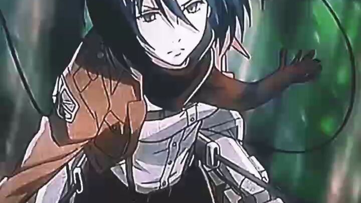 Annie Leonhart vs Mikasa Ackerman #anime #aot #mikasa #annie