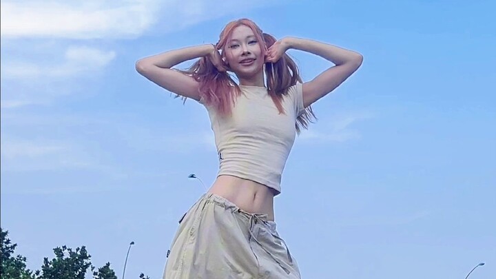 Twin ponytails and energetic dance cover | Chinese entertainment RED girl group "Love's Theme Song"
