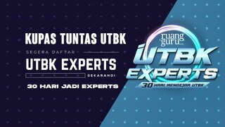 Siapkan Diri Mengejar Kampus Impianmu di UTBK Experts! Daftarkan Dirimu Sekarang!