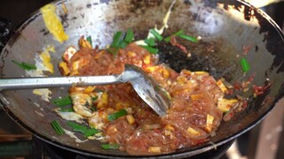 món phad thai ngon nhức nách 😋😋 - ẩm thực thái lan / street food bangkok # amthucthailan