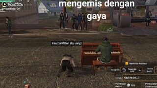 cara ngemis dengan gaya