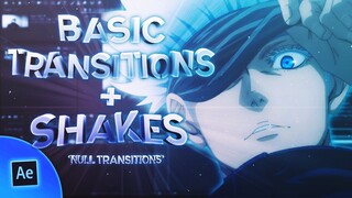 Smooth Basic Transitions + Shake | After Effects AMV Tutorial