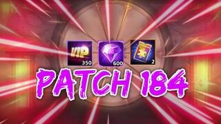 FREE DIAMONDS QUEST + PATCH 184 | Mobile Legends: Adventure