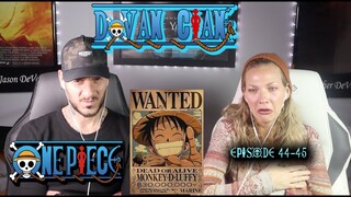 GOODBYE BELLEMERE AND NOJIKO | OFF TO THE GRAND LINE |  One Piece Episode 44-45 Reaction