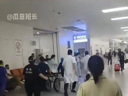He’s a doctor, yet he’s shouting for help at the hospital.