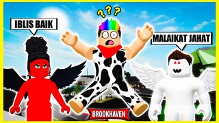 DUNIA TERBALIK!! MISKIN Jadi KAYA! BAIK Jadi JAHAT! (Brookhaven) - Roblox Indonesia