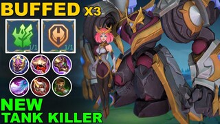 EDITH x3 BUFFED The New " TANK KILLER " | WATCH CLOSELY | MLBB