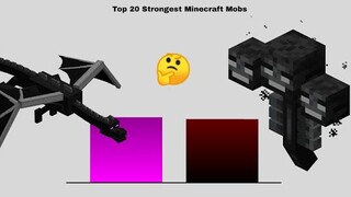 Top 20 Strongest Minecraft Mobs - Minecraft Mobs Powers Levels