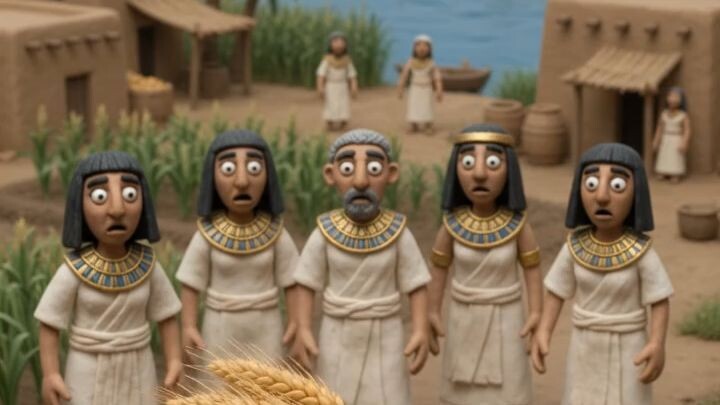 Giant Hand Saves Tiny Clay Farmers From Disasters! 🌾🖐️#shorts