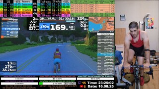 Zwift Cycling Workout 16.08.2025