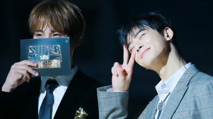 How did Kim Min-kyu and Cha Eun-woo meet?