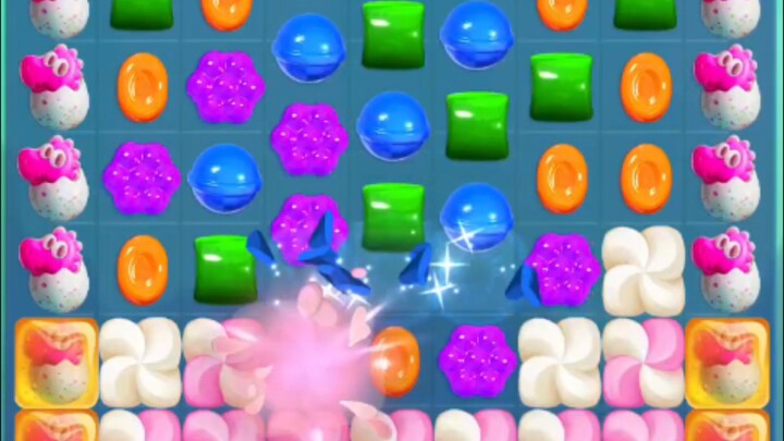 ini telurnya harus jatuh semua, candy crush