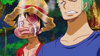 Guess why Luffy was beaten up?