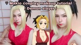 ♡ Makio cosplay makeup tutorial ♡/ Demon slayer /
