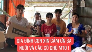 Gia đình camara Tài nhận quà khủng của cha nuôi từ nước ngoài.