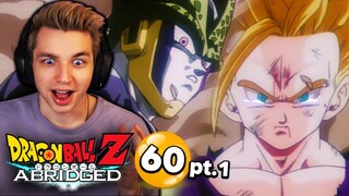 GOHAN VS. PERFECT CELL | DBZ:A REACTION Episode 60 Part 1