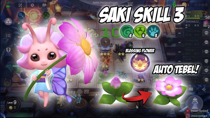 TUTORIAL SAKI SKILL 3, DOMINANCE ICE 3 PUN TIDAK BERKUTIK! COMBO MAGIC CHESS UPDATE TERBARU