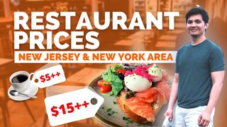 Restaurant Prices and Tips in Jersey City, New Jersey | Cost of Living in America | Food Prices