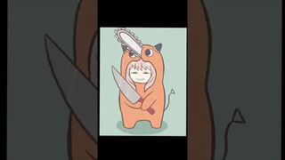 Anya chainsawman 😆😁 #spyxfamilyedit #chainsawman #anime #shorts