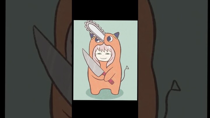Anya chainsawman 😆😁 #spyxfamilyedit #chainsawman #anime #shorts