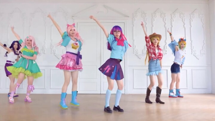 [มายลิตเติ้ลโพนี่] เต้นร้านอาหาร MLP เต้นใช้เอง ตัดเองโดยไม่ต้องสตอรี่บอร์ดคนเดียว มิเรอร์