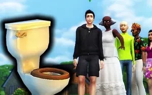 โถส้วมมีแค่อันเดียว - The Sims 4
