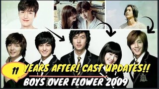 BOYS OVER FLOWER 2009 CAST THEN AND NOW // 2021 UPDATES (KOO HYE SUN, KIM HYUN JOONG AND MORE)