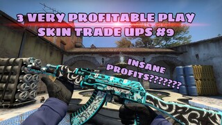 3 PROFITABLE PLAY SKINS TRADE UPS #9 | CSGO TRADE-UPS