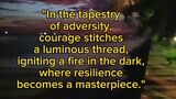 Courage: A Fire in the dark