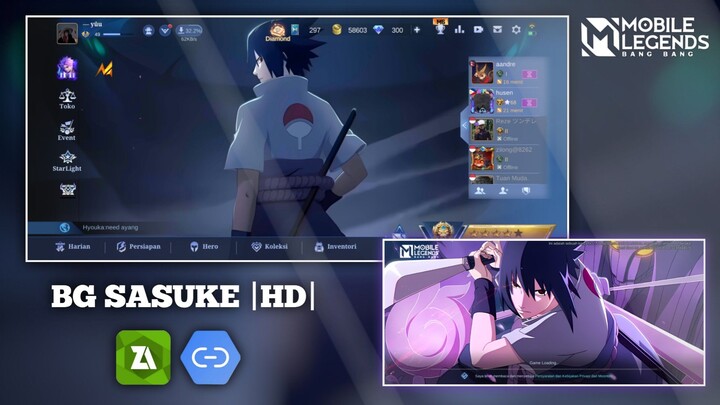 SCRIPT BACKGROUND LOBBY ML UCIHA ITACHI