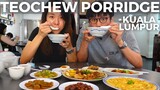 Braised DUCK, PORK BELLY & more! HEART WARMING Teochew Porridge in Kuala Lumpur!  Lao Er!