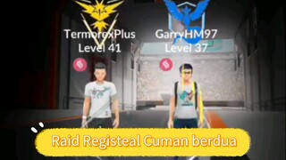 Raid Registeal di Pokemon Go cuman berdua? apakah berhasil?