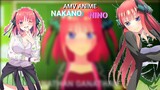 AMV Anime || Nakano Nino || Gotoubun No Hanayome || Different World - Alan Walker ||
