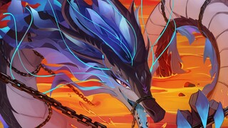 โซ่นี้...ค่อยๆ รัดแน่นขึ้นเรื่อยๆ เลยนะ❤️【กระบวนการวาดภาพ เทพมังกรทะเลตะวันตก อ้าวรุ่น】