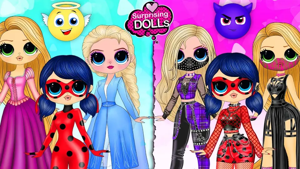 miraculous ladybug paper dolls