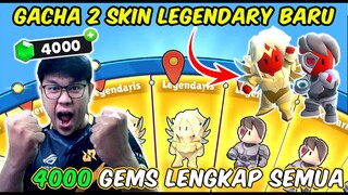 GACHA SEMUA 2 SKIN TERBARU BATTLE ANGEL & CYBORG! MODAL 4000 GEMS DAPAT SEMUA! - Stumble Guys