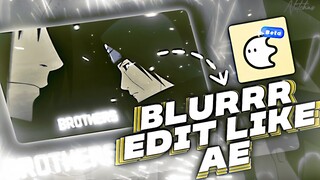 anime edit | Blurrr Android Project File