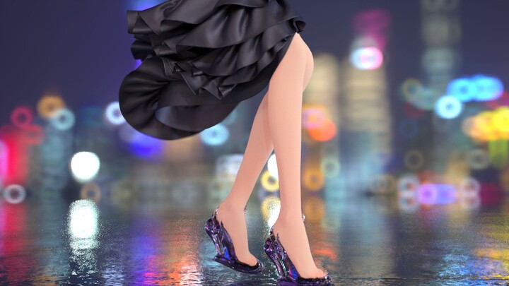 [Fabric Solution/Weak Voice] I heard that in this extravagant and glamorous city, a black dress and 