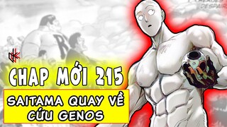 CHAP MỚI 215. Saitama Du Hành Thời Gian. Garou Chết. Genos Được Cứu.
